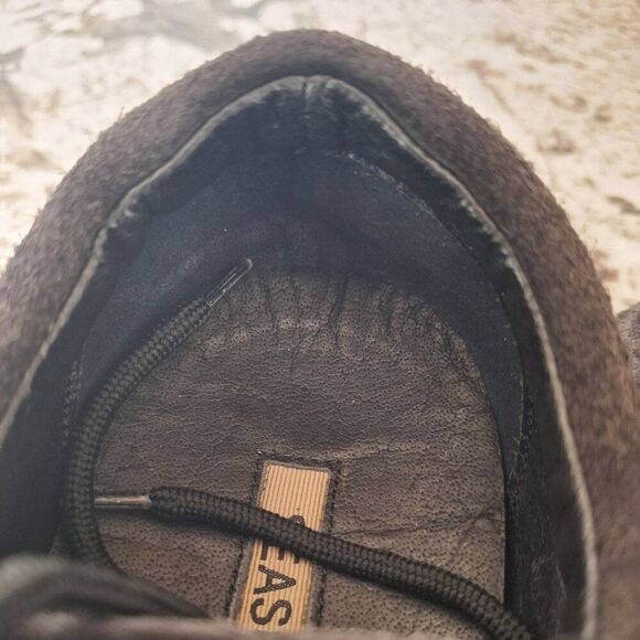 YEEZY Season 6 Sneaker Thick Shaggy Suede Graphite Crepe Tonal Sole Size 39 - Picture 5 of 11